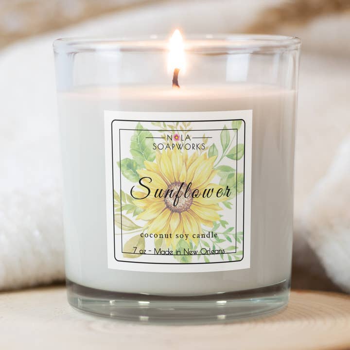 Spring Awakening Coconut Soy Candle Collection for wholesale by NOLA Soap Works