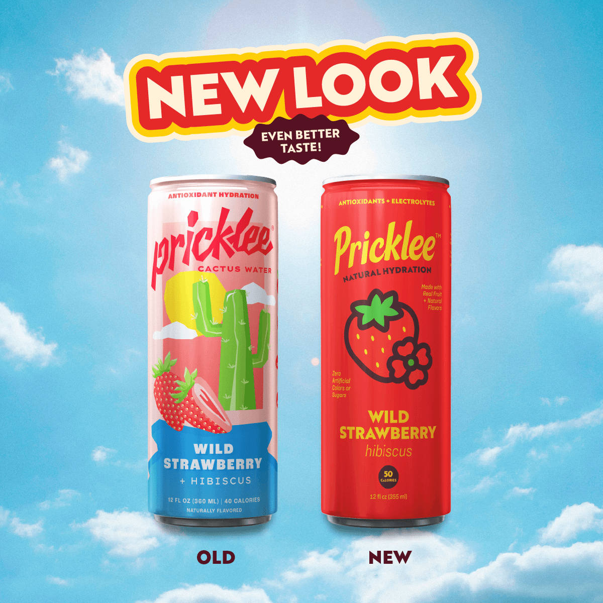 Pricklee Natural Hydration - Wholesale Flavored/Infused Water (Non-Carbonated) - Pricklee Natural Hydration - Wild Strawberry (12-pack)2