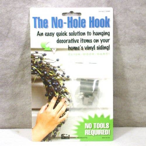 No-Hole Hook, Low Profile for wholesale by A.T. Imports