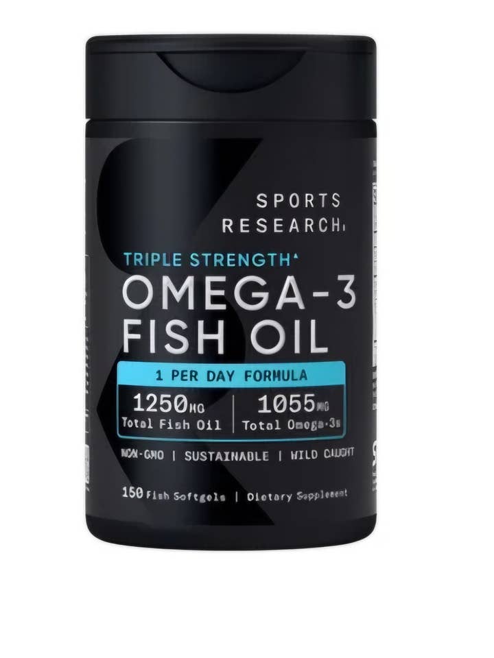 Sports Research Omega-3 Fish Oil 150 Softgels (2pk) for wholesale by Majesitc Health