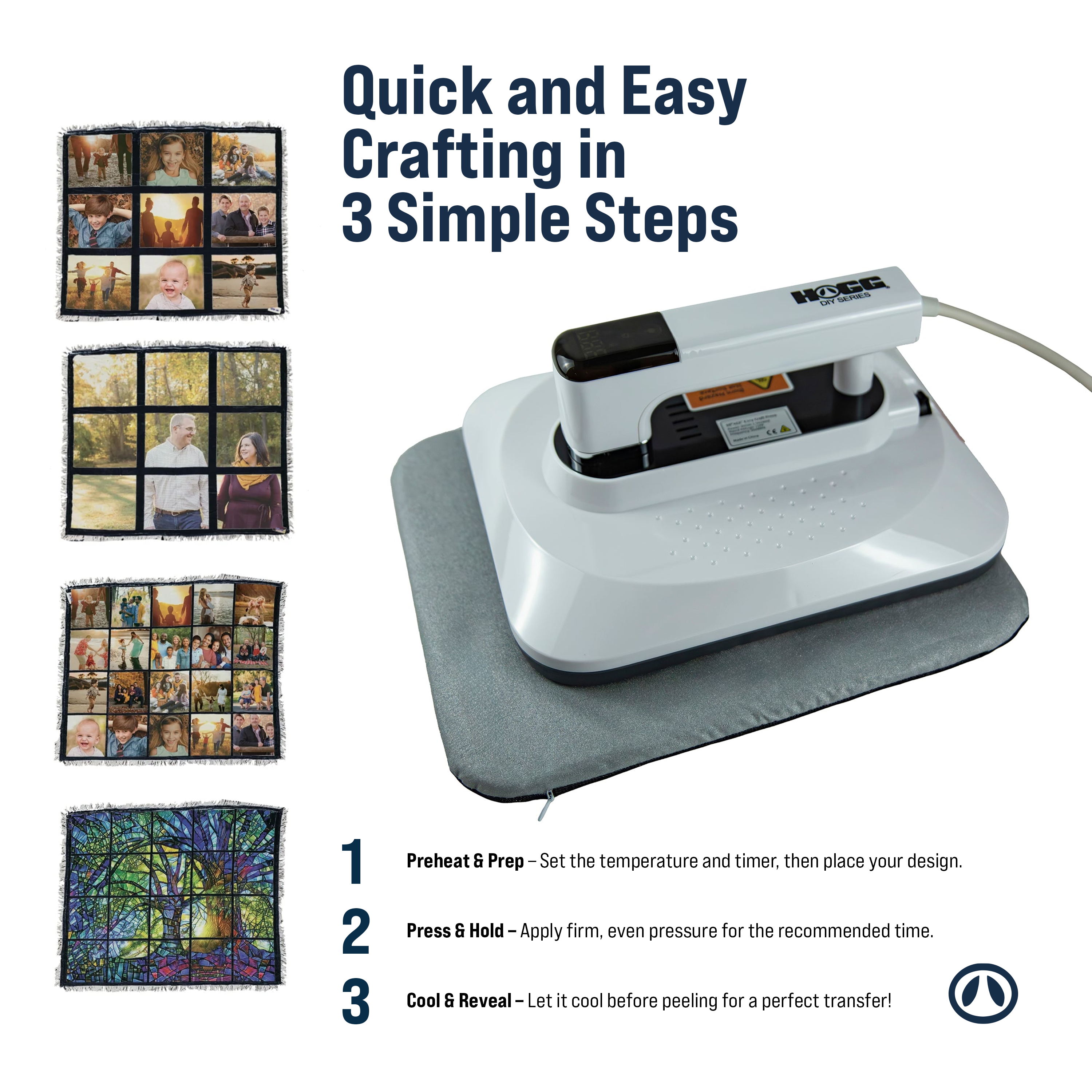 Hogg Outfitters - Wholesale Craft Supplies - MINI QUICK N' EASY CRAFT HEAT PRESS1