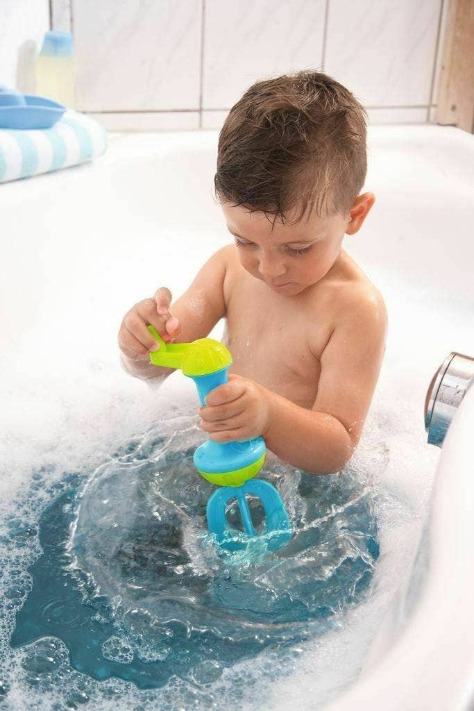 HABA USA - Vente Jouet pour le bain – bébé - Fouet pour bain moussant en bleu1