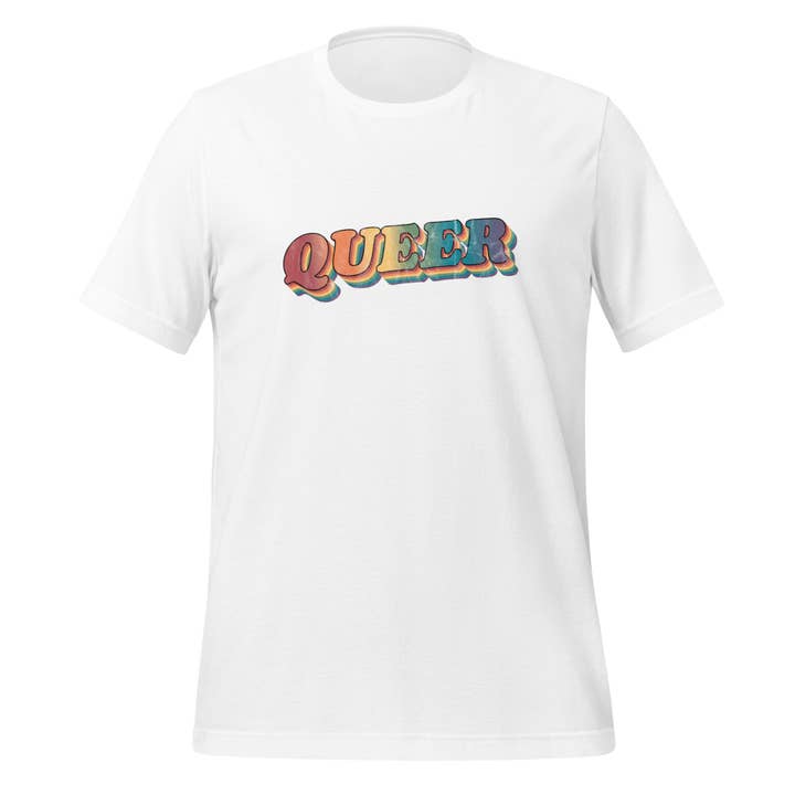 Queer Unisex-T-Shirt im Retro-Look für den Großhandel von Gay Pride Apparel