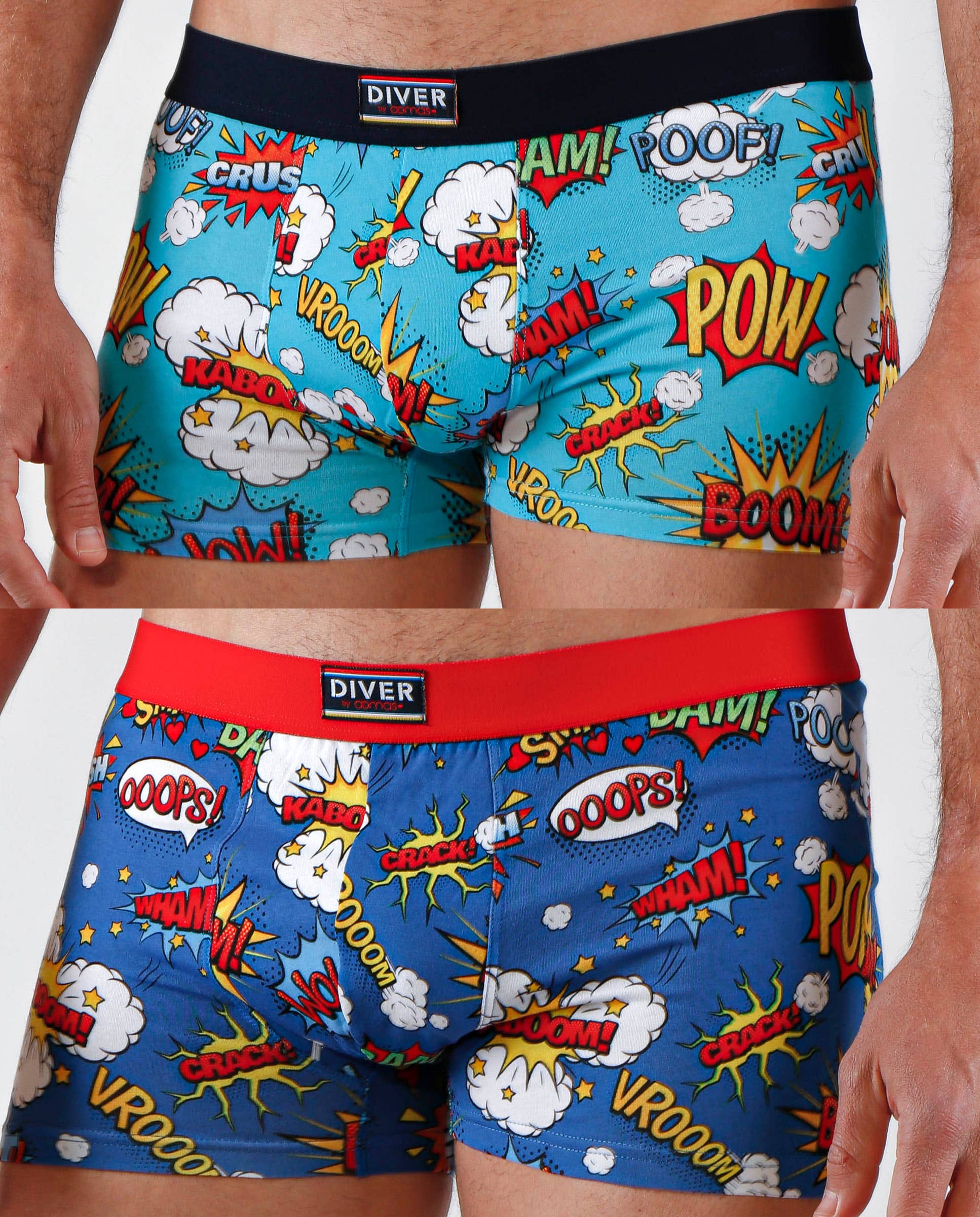 FANTASY PACK DIVER Comic Briefs/Boxers for Men, (Box of 2 units) for wholesale on Faire