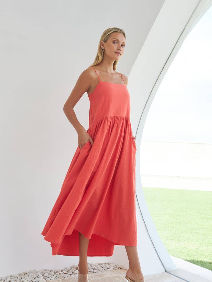 THE EVE DRESS - SANGRIA for wholesale on Faire