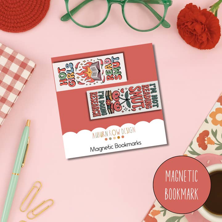 Würziger Schmutzleser Magnetisches Lesezeichen-Set für den Großhandel von Auburn Row Design