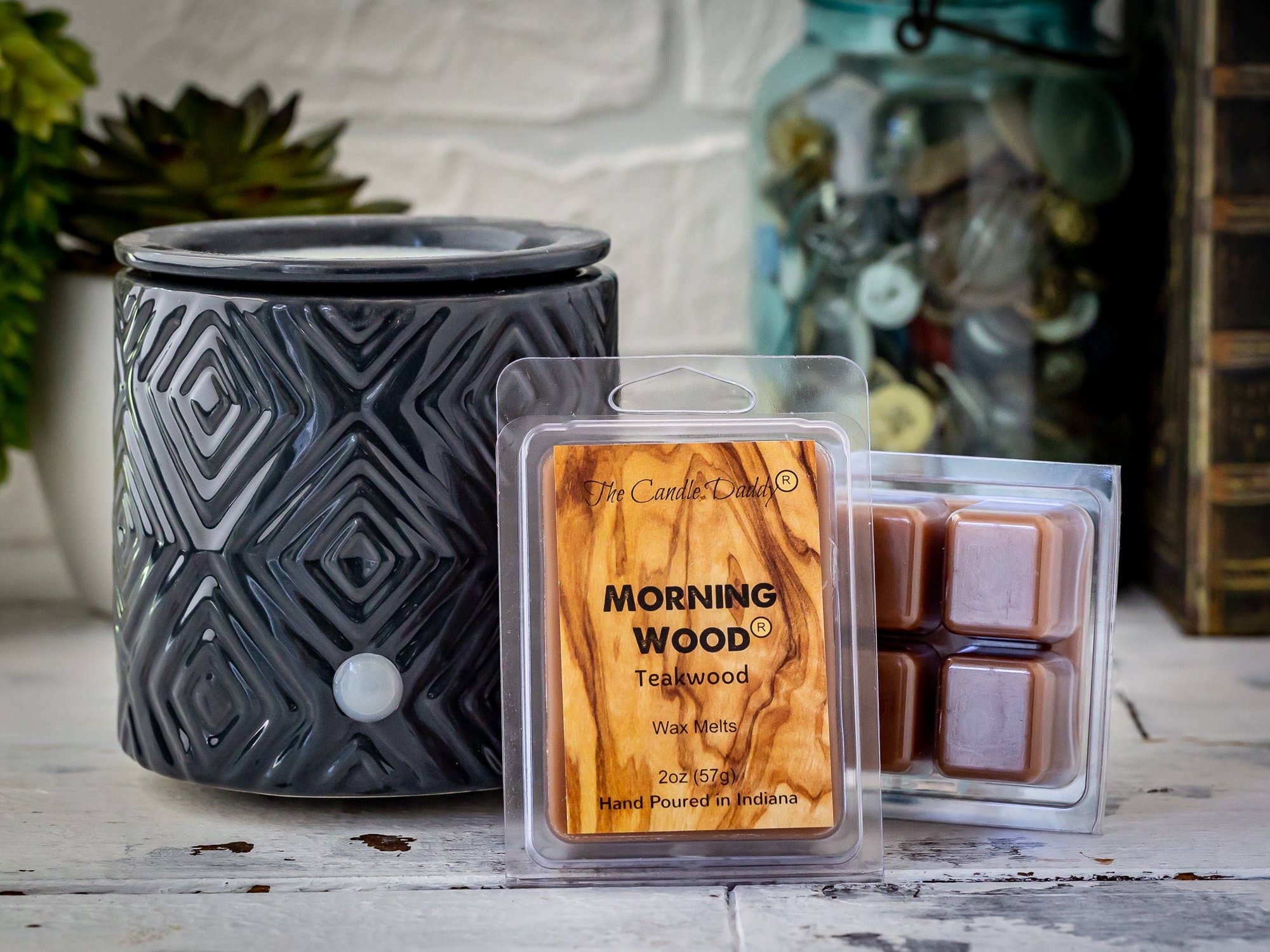 The Candle Daddy - Wholesale Wax Melt - Morning Wood - Teak Wood Scented Wax Melt4