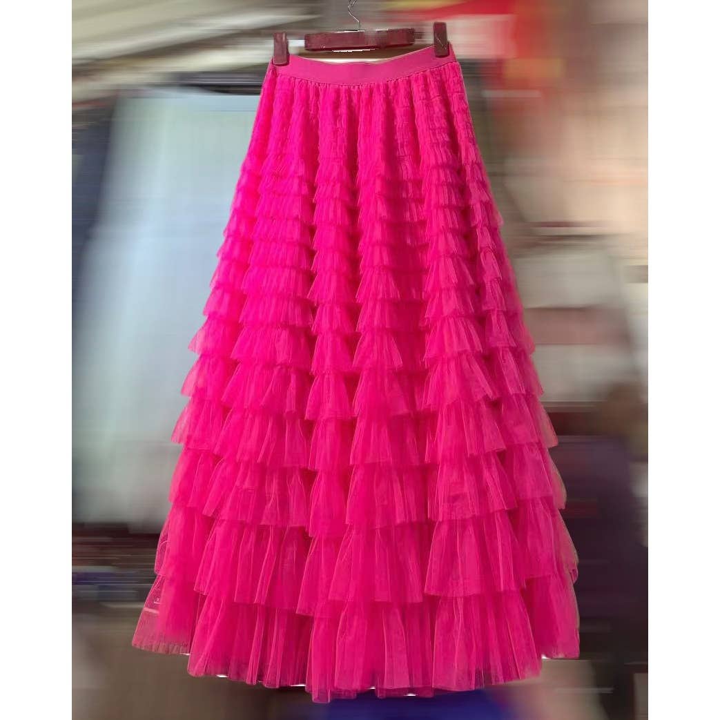 Mapcie - Wholesale Skirt - Women's - MESH LAYER SKIRT16