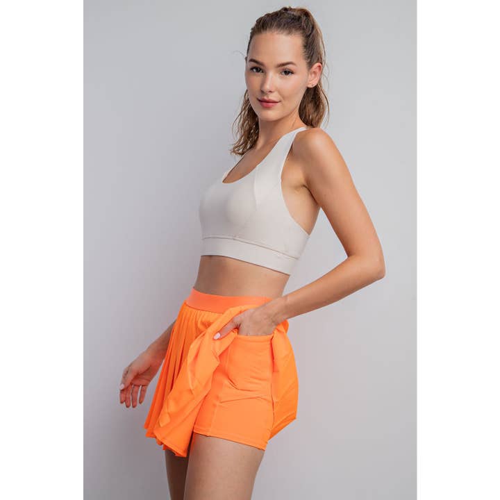 Rae Mode - Wholesale Skort - Women's - STRETCH WOVEN ACTIVE PLEAT TENNIS SKORTS23