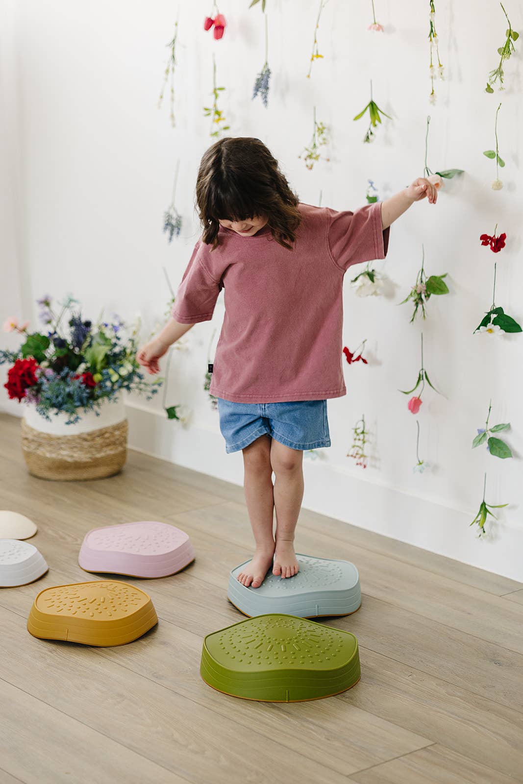 Marlowe & Co - Wholesale Stacking Rings Game - Baby - Balance Stepping Stones6