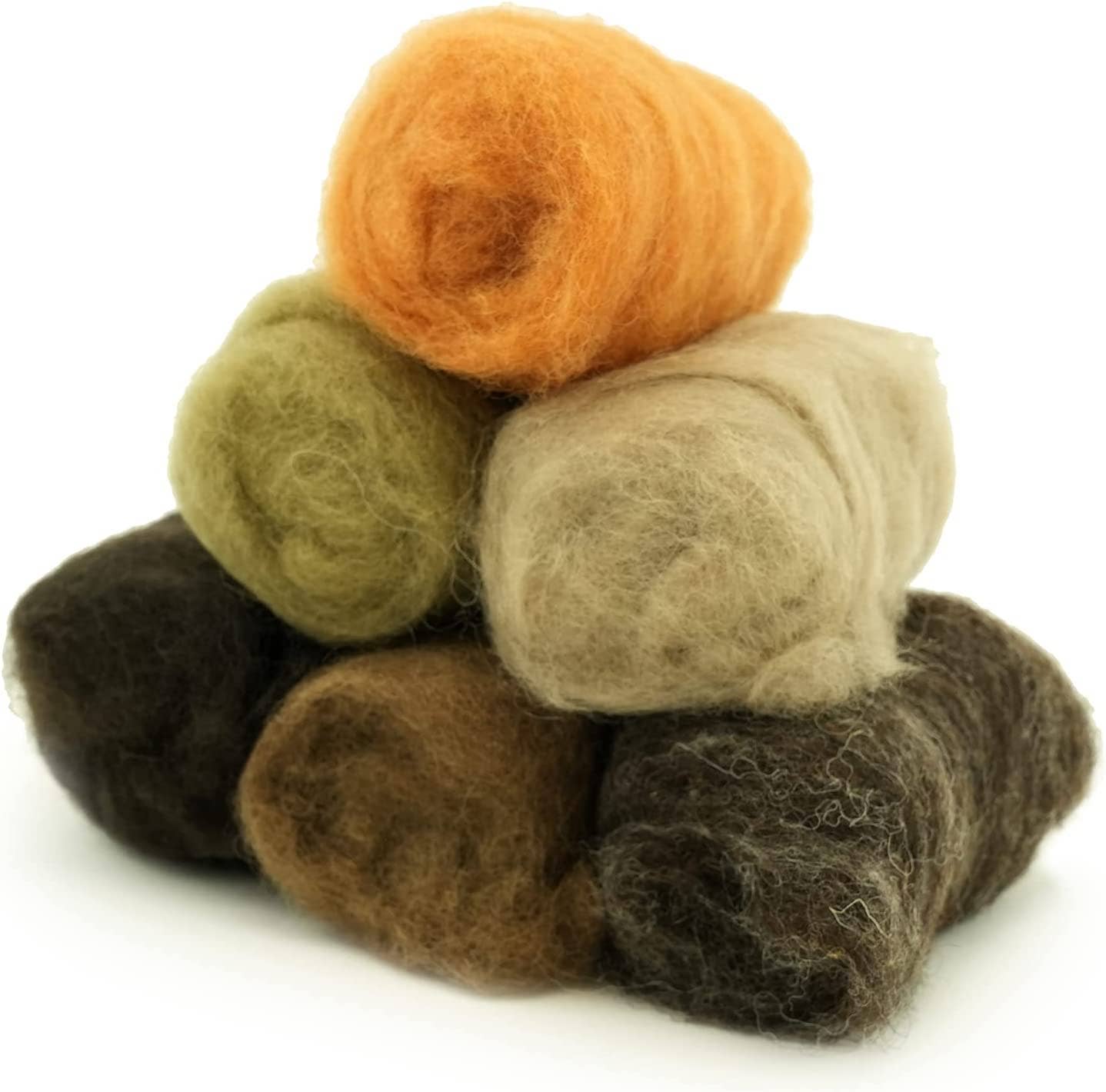 Woolbuddy - Wholesale Craft Supplies - Corriedale Wool Fiber Sampler – Natural Roving for Spinning 0