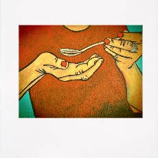 Foodie Tea Towel – Multicolored for wholesale by Sara Delighted