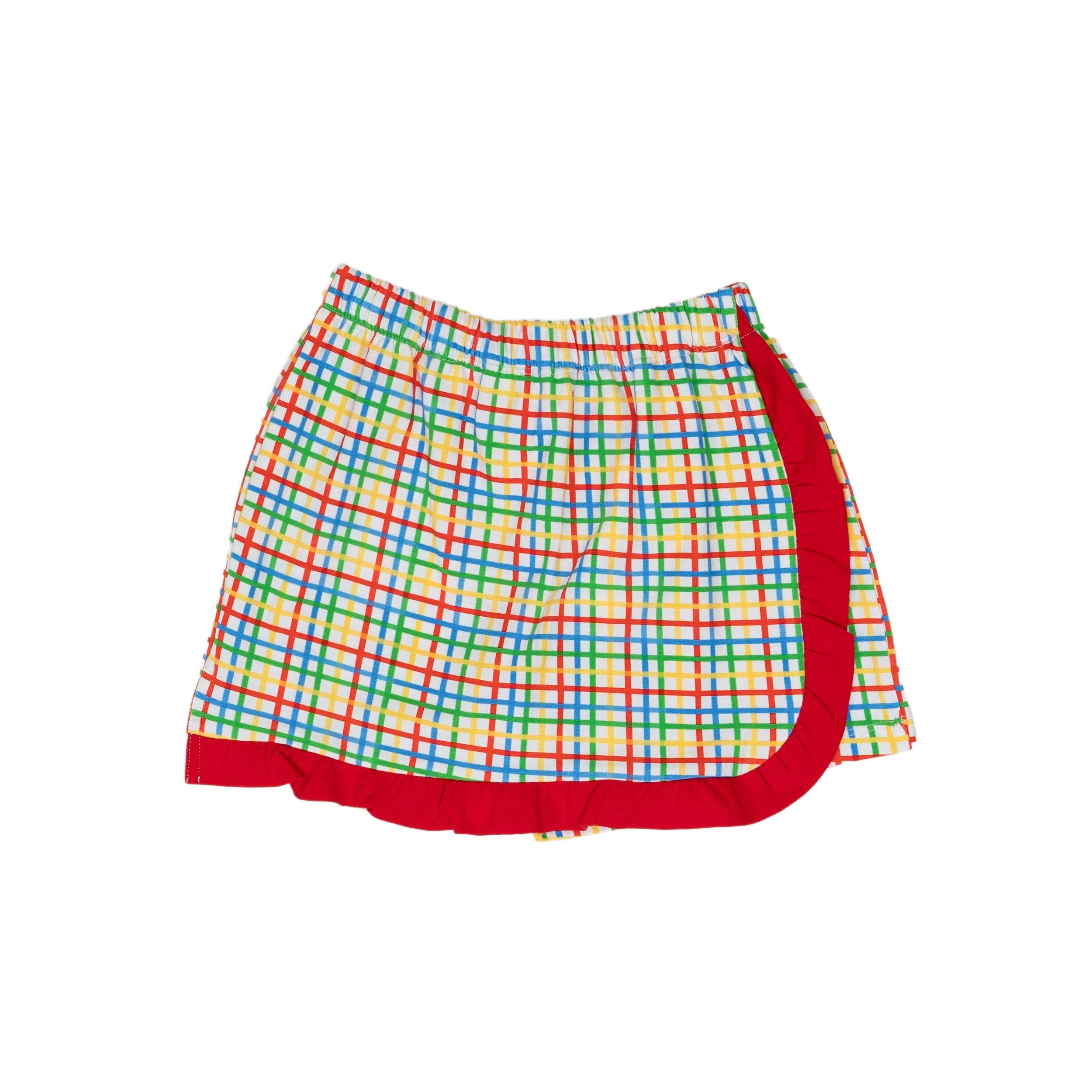 The Oaks Apparel Company - Wholesale Skort - Kids - Brinley BTS Plaid Skort0