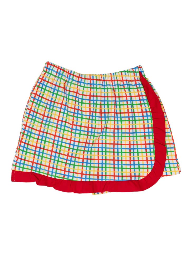 The Oaks Apparel Company - Wholesale Skort - Kids - Brinley BTS Plaid Skort