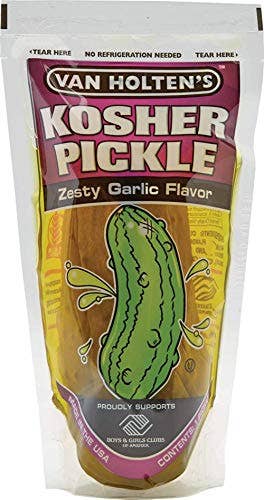 Shop The King - Wholesale Pickled Vegetables - Van Holten's Pickle In-a Pouch Variety Pack, 12 pickles, 3 of each Flavor of Kosher, Dill, Hot & Spicy and Sour Ready to Eat Single Serve Pickles6