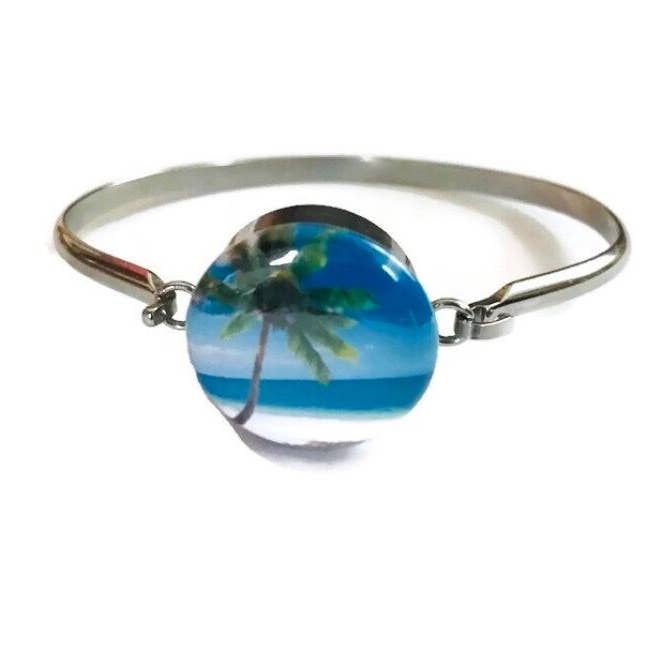 Say It in A Snap Jewelry – wholesale Keepsake coin/token – Say It In A Snap - Beach Summer Themed Card with Snap2