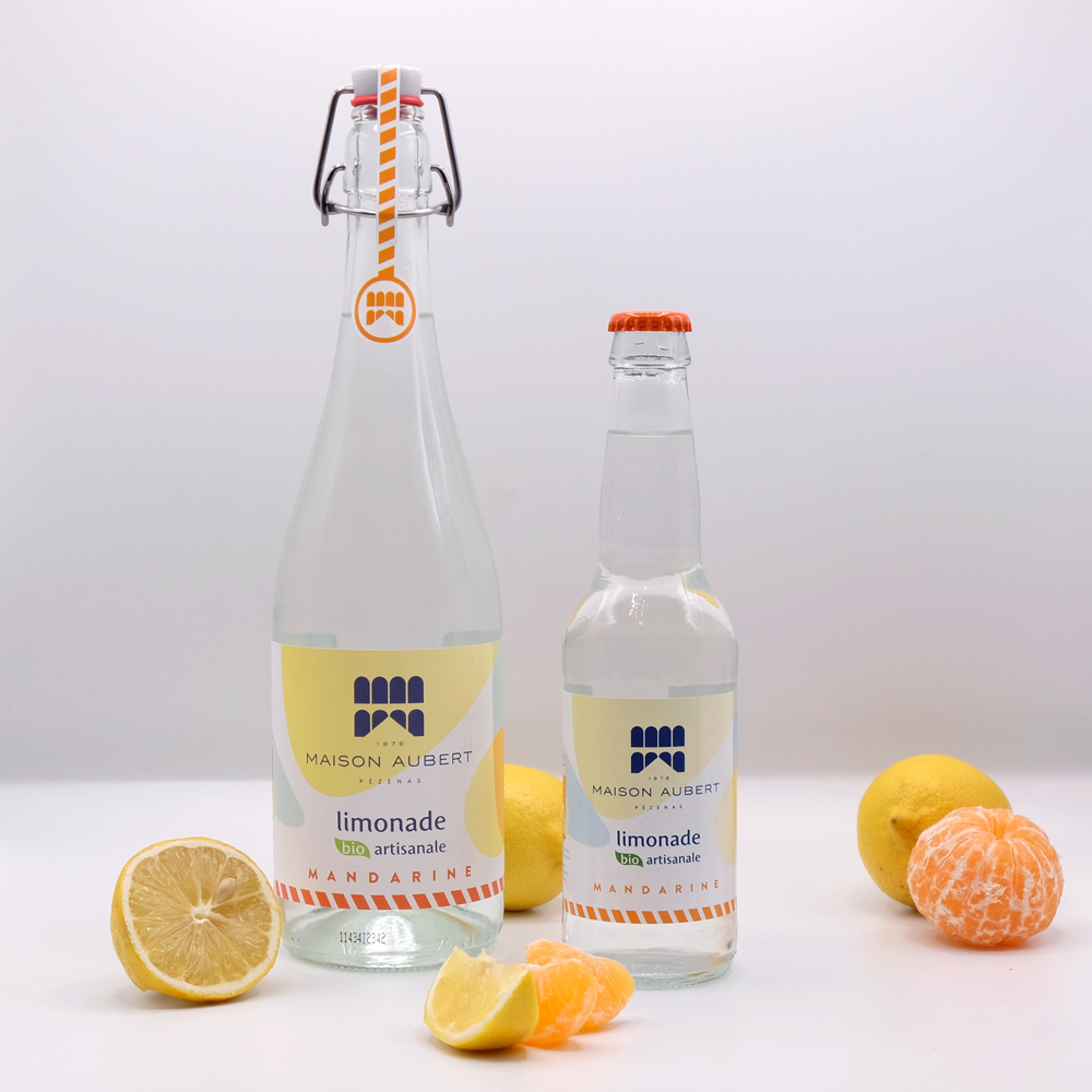 Maison Aubert - Vente Sodas/boissons gazeuses - Limonade Artisanale et BIO : Mandarine 33 cl1