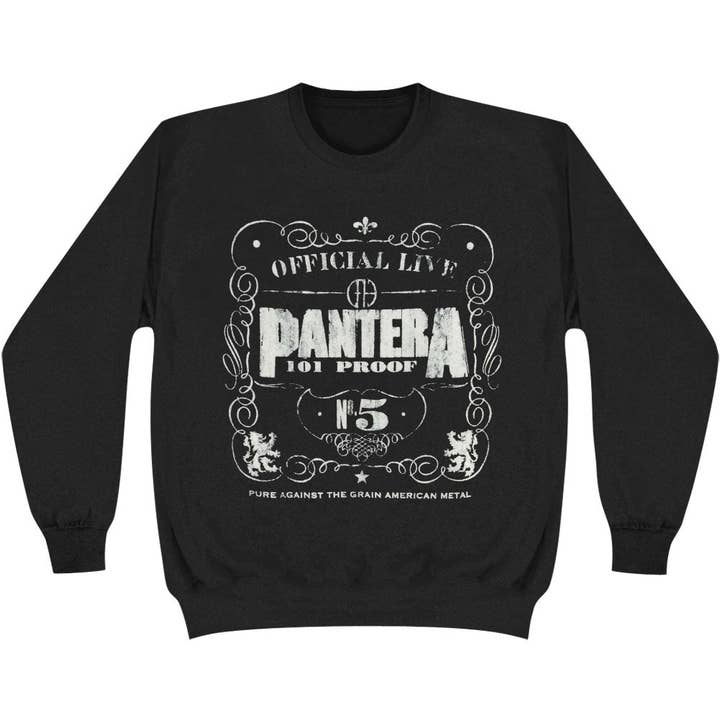 Pantera #5 Crew Neck zfleece Sweatshirt for wholesale by Rockabilia