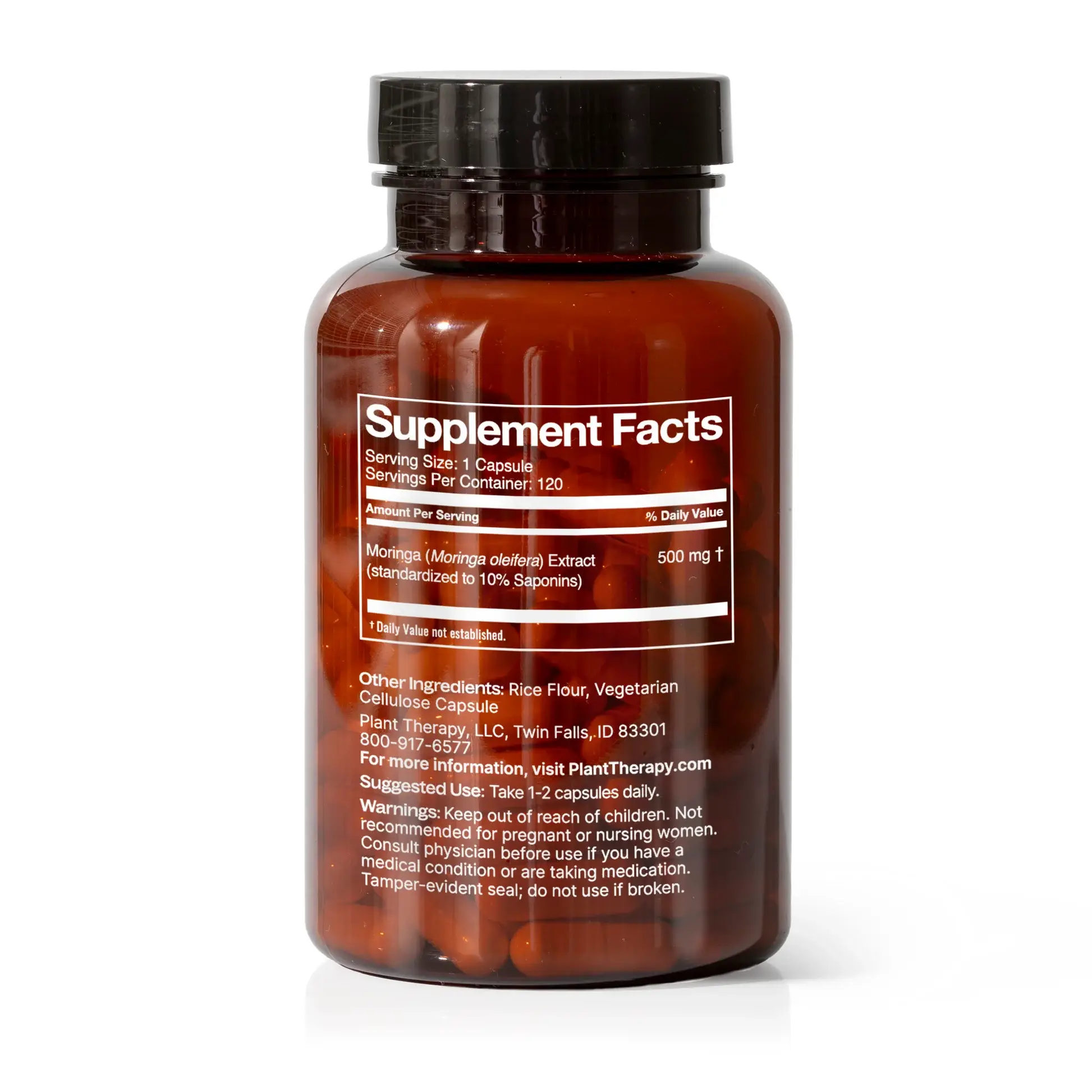 Plant Therapy - Wholesale Oral Supplement/Vitamin - Moringa Herbal Supplement Capsules-120 Capsules4