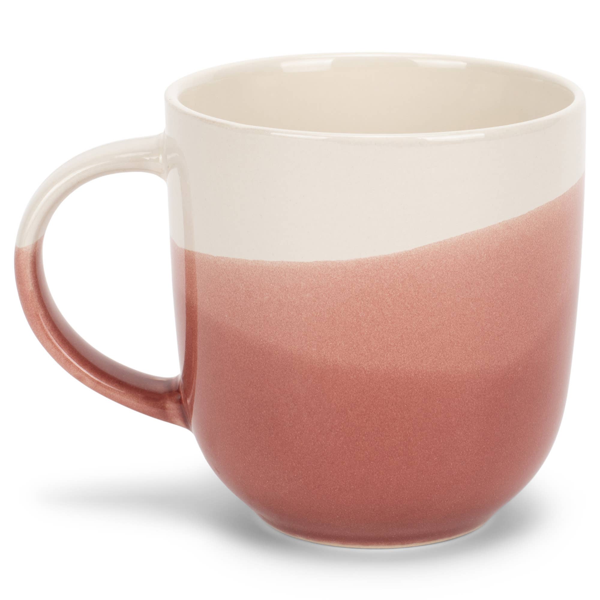 EAST AVENUE - Wholesale Coffee Mug - Mug 4-Pk Triple Dipped Red 14 ounce Ceramic PRICE IS PER MUG1