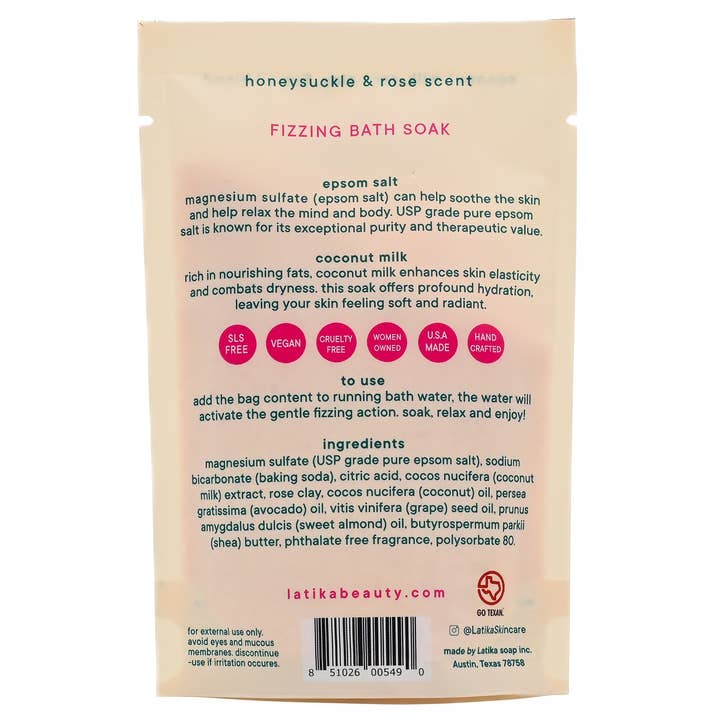 Latika Beauty - Wholesale Bath Soak/Milk - Howdy 🤠 Fizzing Epsom Bath Soak 🛁👢