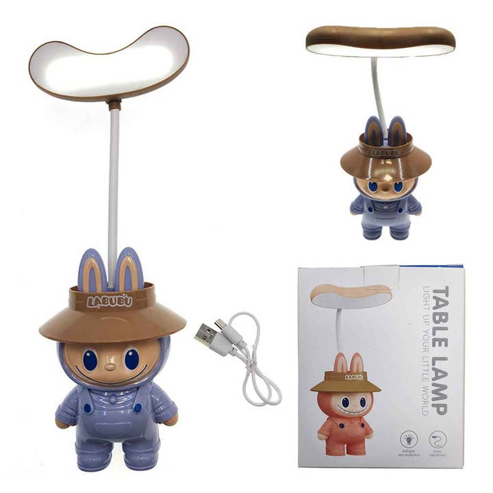 Sensibling Corp. - Wholesale Accent/Desk Lamp - Labubu LIGHT UP Cute Monster Character USB Table Lamp9