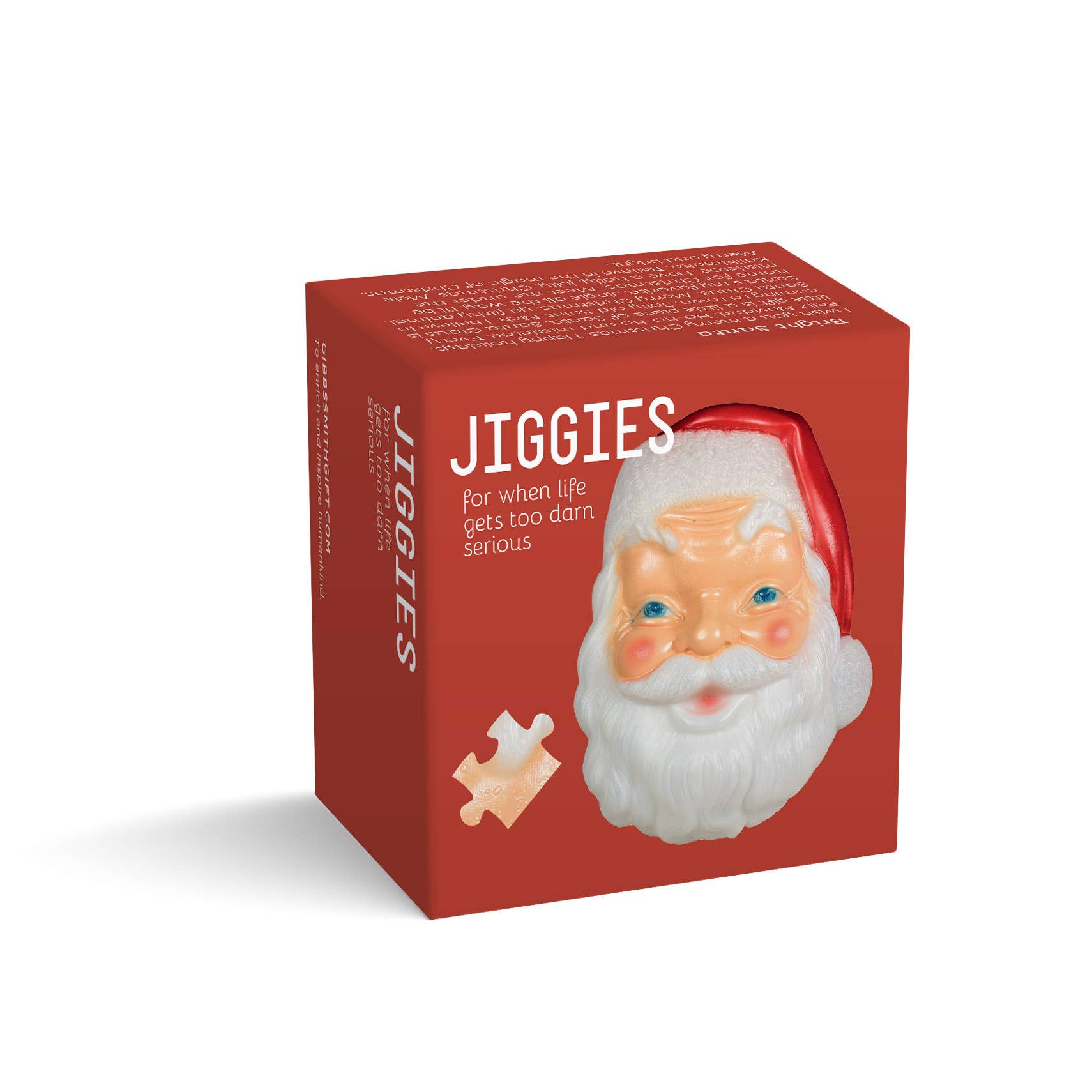Gibbs Smith - Wholesale Puzzle - Adult - Bright Santa Jiggie Puzzle