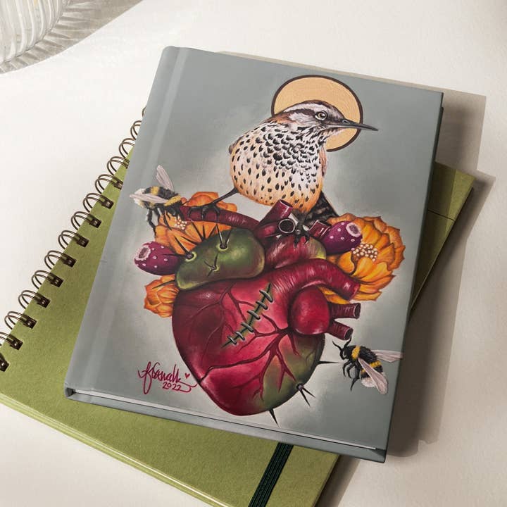 « Nature guérit » Journal à couverture rigide mat pour la vente par The Art of Francella