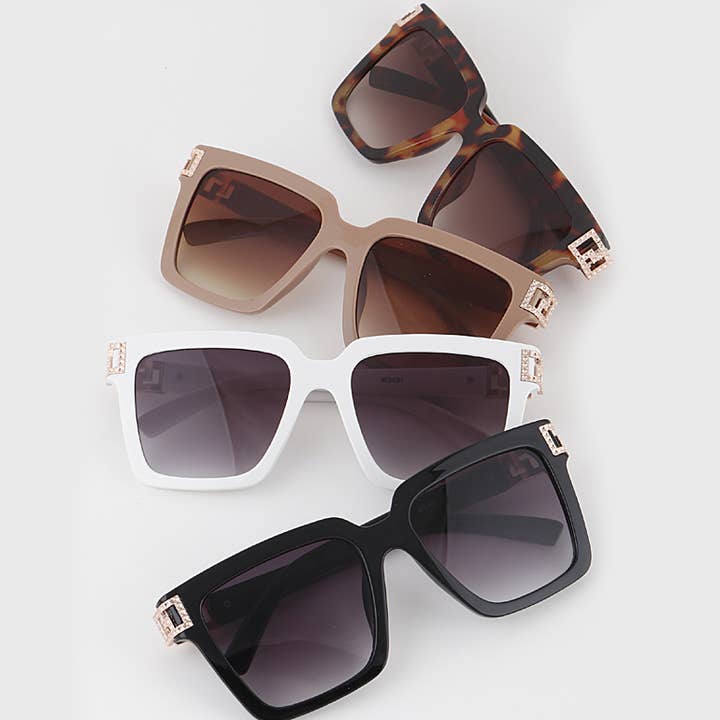 mezcla Gafas de sol Greek Key Square de venta al por mayor en Faire