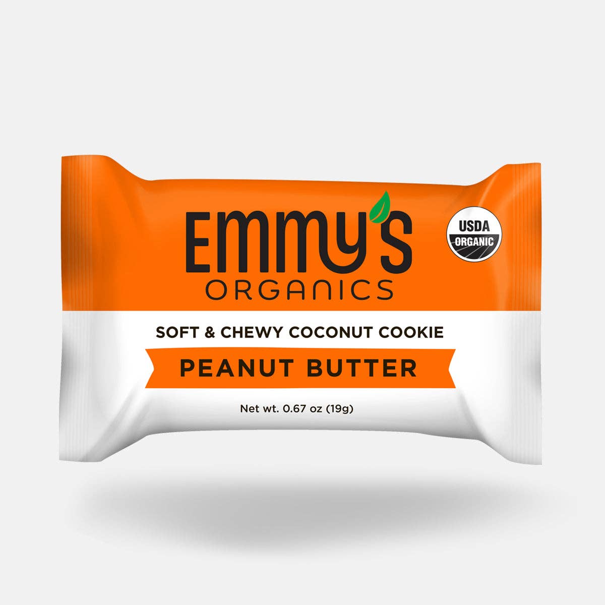 Emmy's Organics - Wholesale Cookie - Peanut Butter Coconut Cookies .67oz Master Case (144 units)