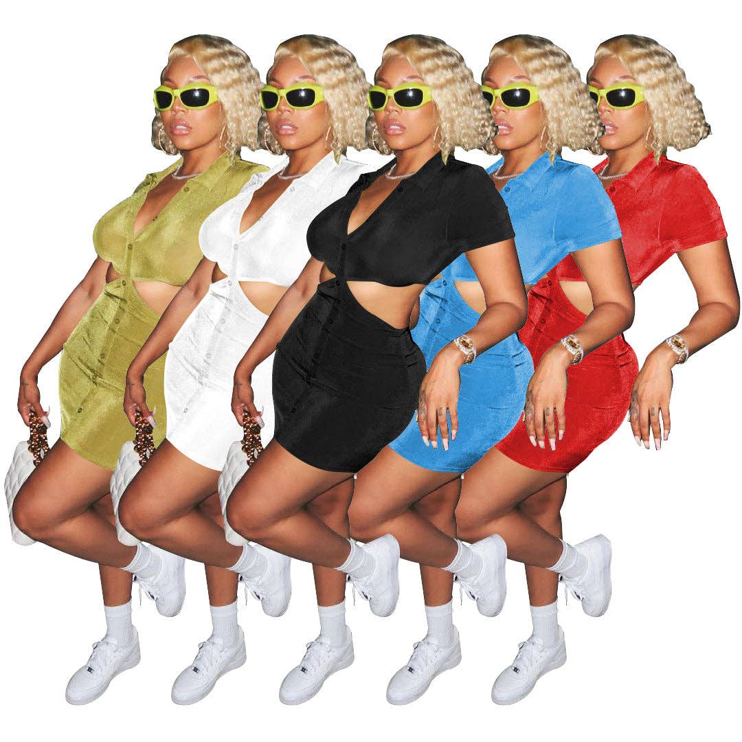 MB Fashion Wholesale - Wholesale Dress - Women's - MB Fashion 4 COLORS  Dress 5243T9