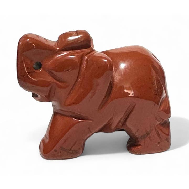 Elefante diaspro rosso Sudafrica A 40mm per la vendita all'ingrosso da parte di La Boîte à Cailloux