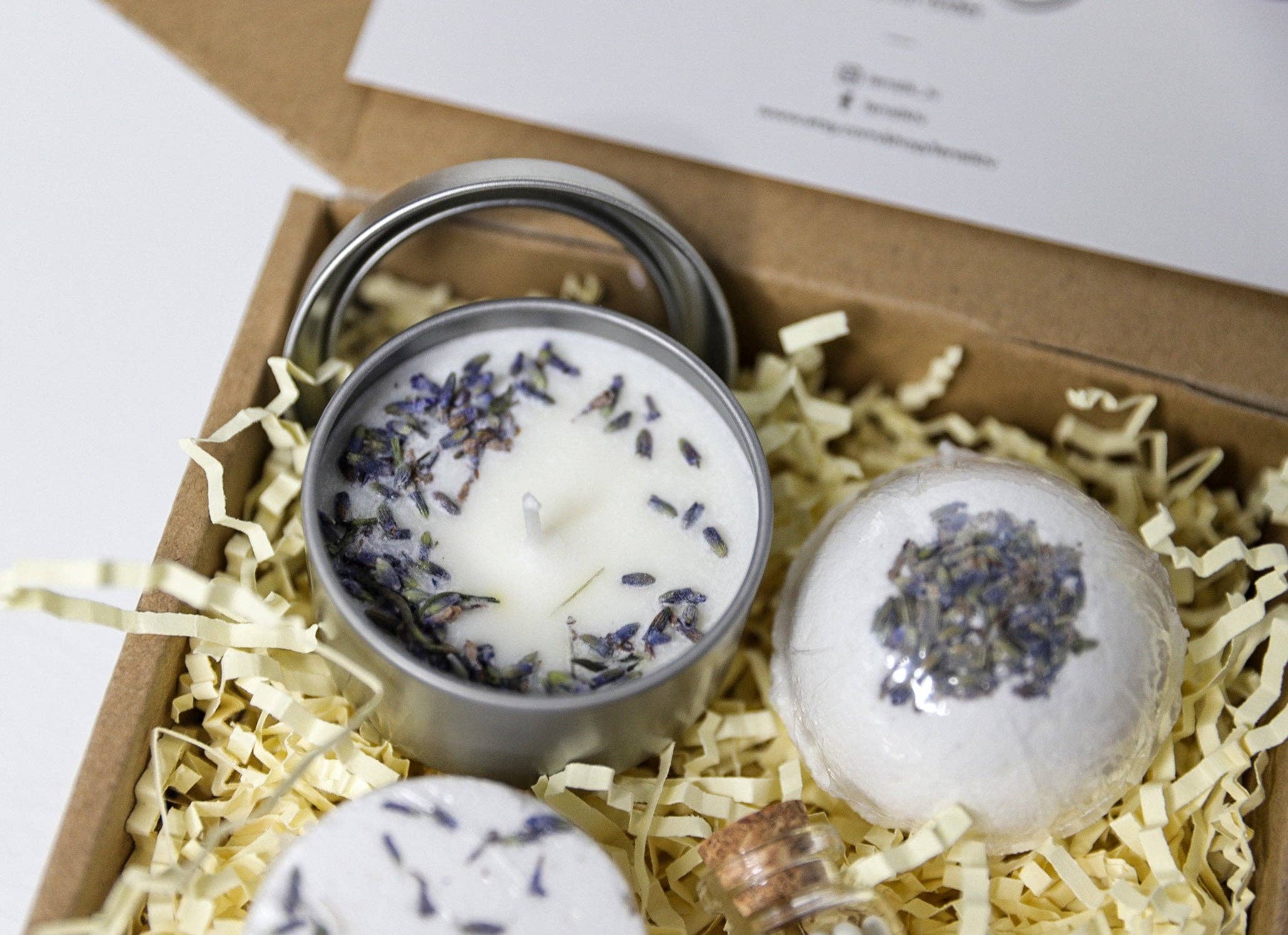Lensik I&V - Wholesale Bath & Body Set - Lavender spa set, gift box, Birthday gift, Christmas gift 4