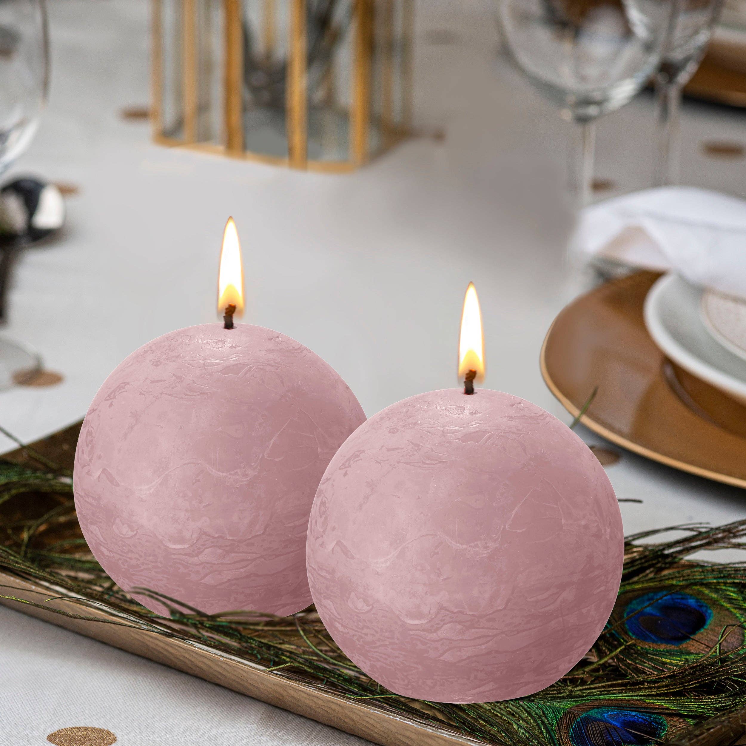 BOLSIUS – Velas de decoração por atacado – 6 Velas rústicas 3" - Inperfuted - Natural - Eco-Friendly - Cera Plant-Based - **Vendido Individualmente104