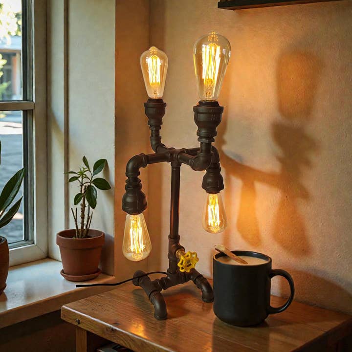 Mr. Willies Lighting - Wholesale Accent/Desk Lamp - Antique style Industrial Teardrop up/down Table Lamp 0