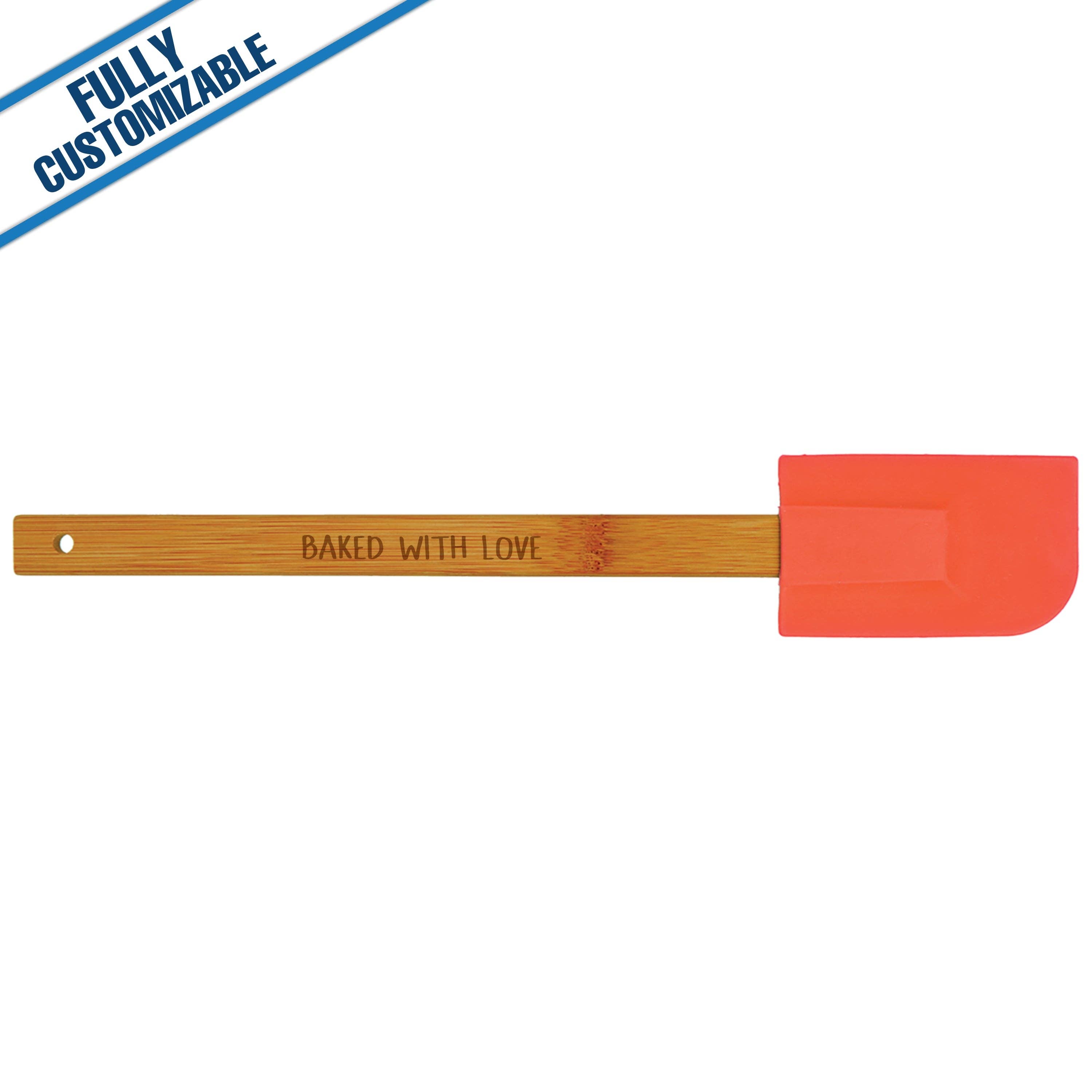 GiftWorksPlus - Wholesale Spatula/Turner - Silicone Spatula with Bamboo Handle - Fully Customizable4