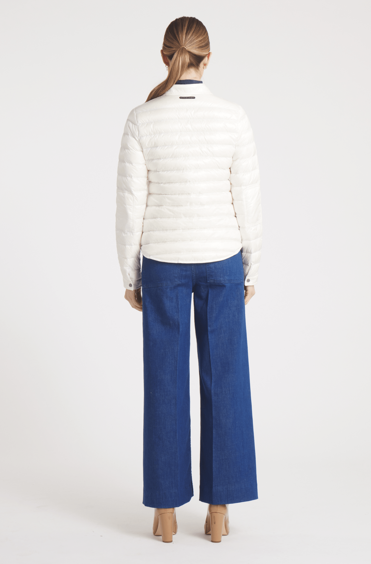 Cotes of London - Wholesale Puffer Jacket - Women's - The Harrow Royale | Down Shirt | Ivory6