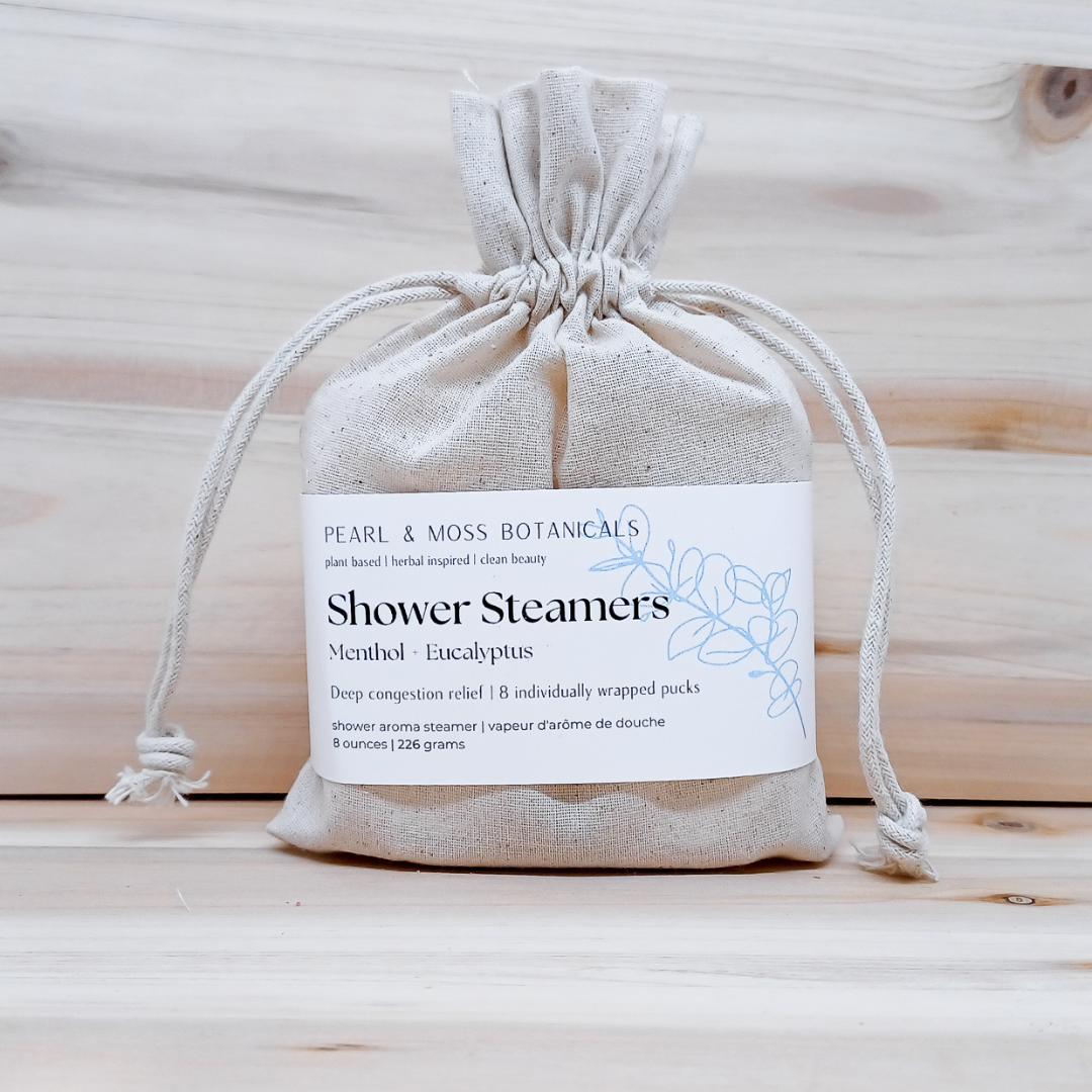 Pearl & Moss Botanicals Inc. – Engroshandel Brusefordamper/bombe – Brusestemninger: Menthol og Eucalyptus2