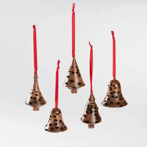 Banksia Christmas Decoration - with satin ribbon for wholesale by Native Seed Box