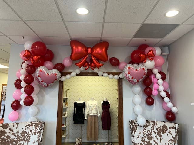 Burst Party Co - Vendita all'ingrosso A palloncino - Palloncino a fiocco rosso 40 pollici (101,6 cm)1