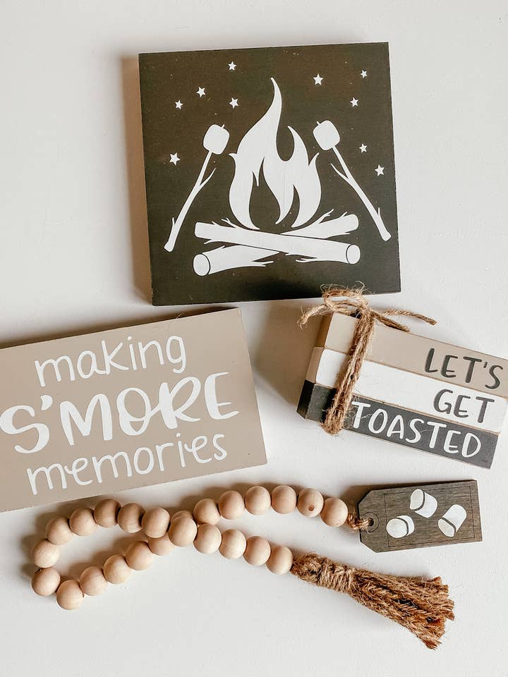Making S'more Memories - Sign Bundle | DIY Kit for wholesale by Rustic Chalk Decor