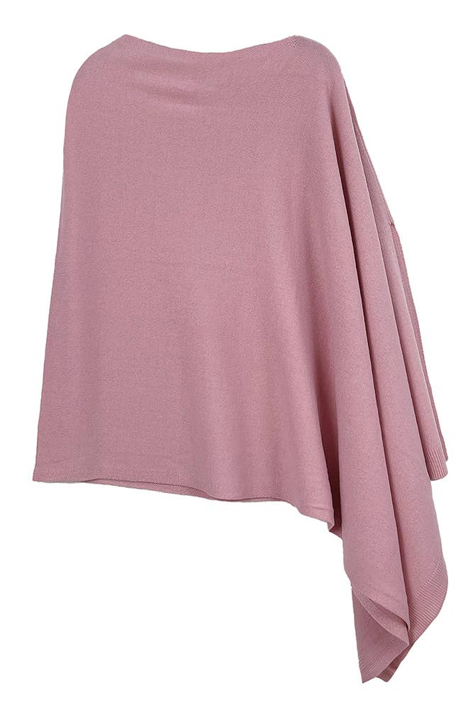 Hana - Wholesale Poncho - Women's - Solid Scarf Poncho36