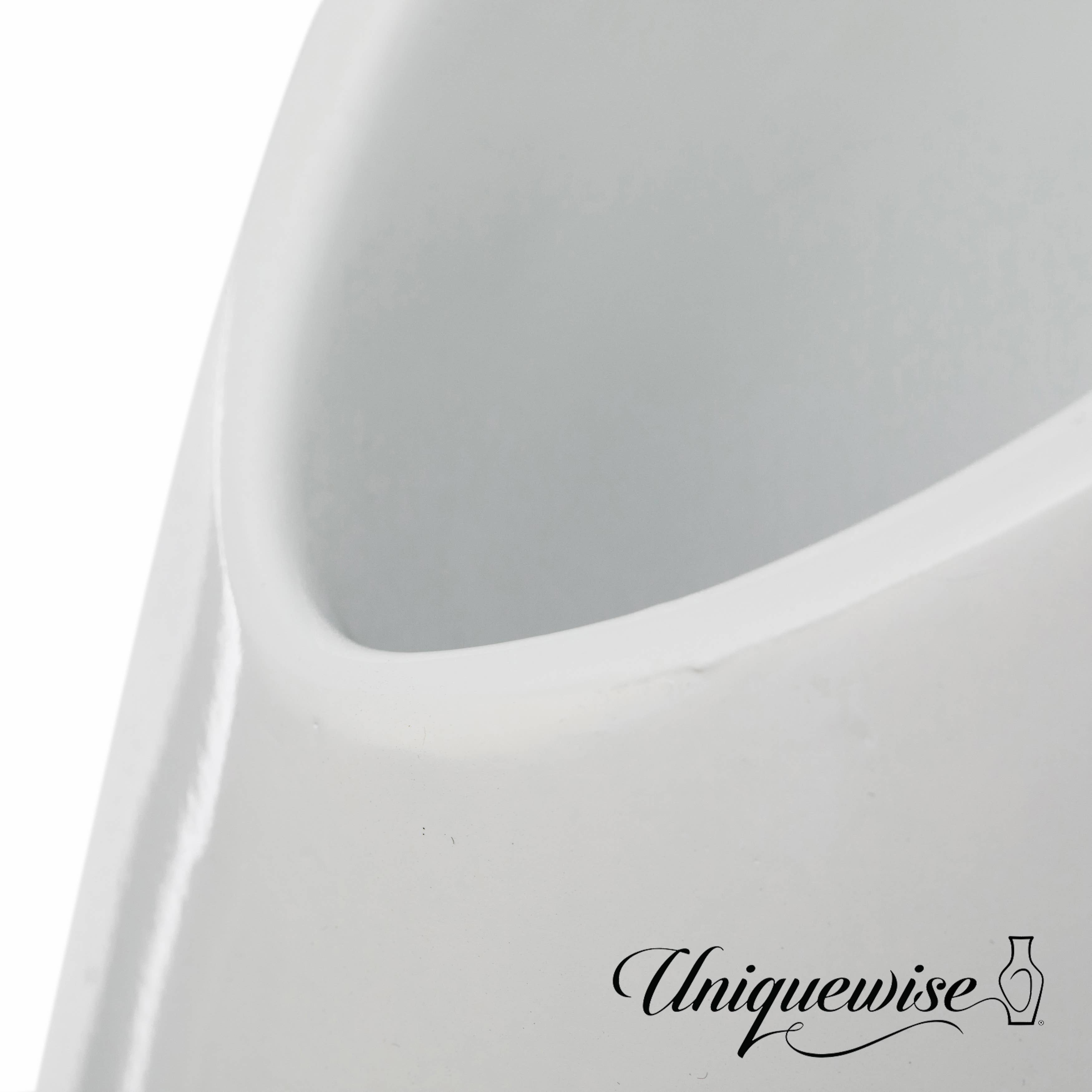 Quickway Imports - Wholesale Vase - 40 Inch Modern White Large Floor Vase7