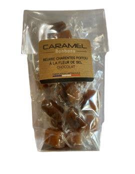 LA MOUTARDERIE CONFISERIE DE NOUVELLE AQUITAINE - Wholesale Caramel - Chocolate caramel & sea salt papillote0