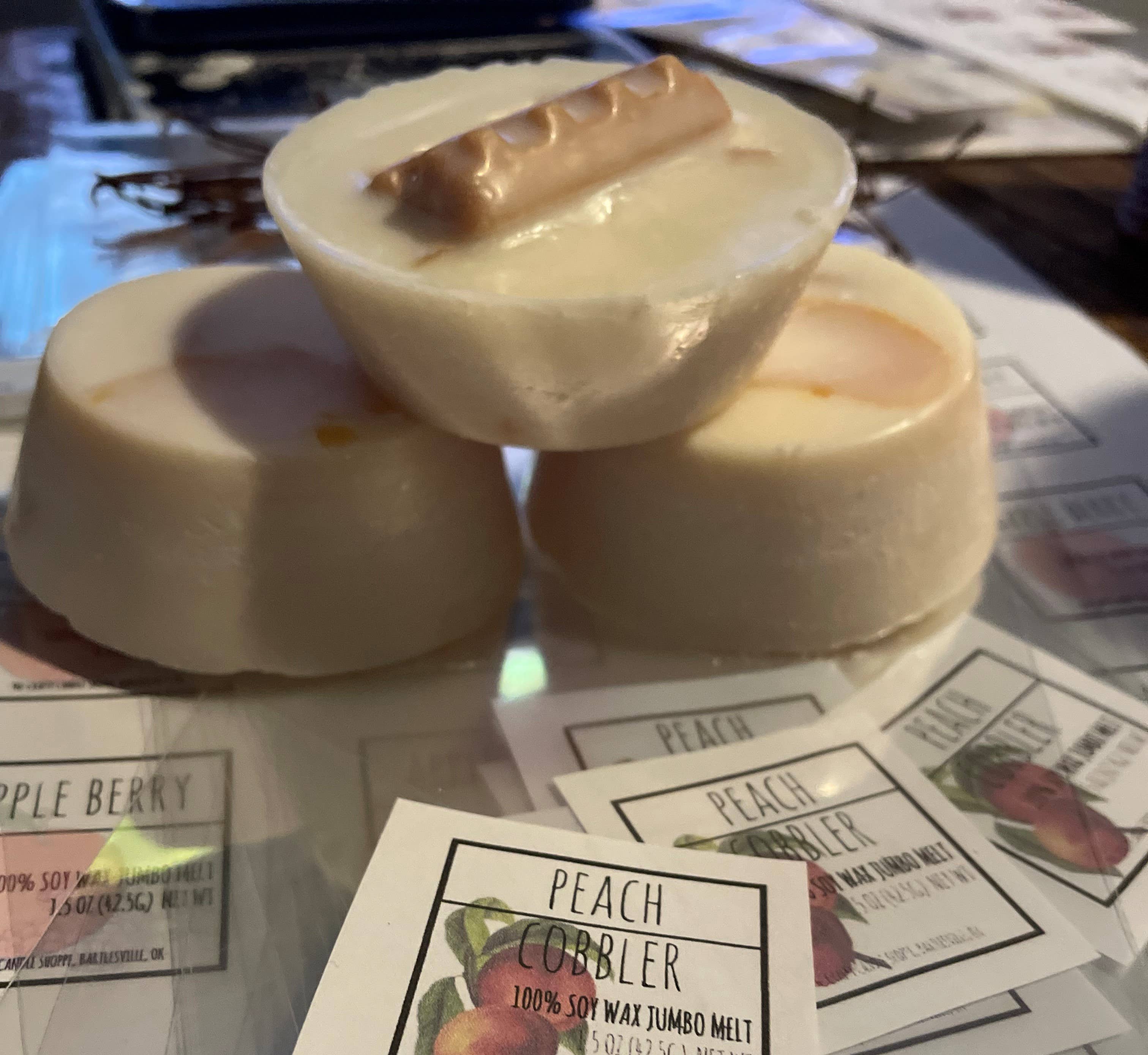 The Crafty Candle Shoppe - Vente Fondants - Cire à fondre Peach Cobbler Jumbo2