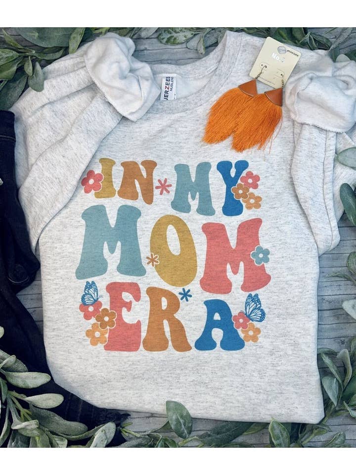 Jerzee Ash Sweatshirt In my mom era (Sweatshirt) for wholesale on Faire