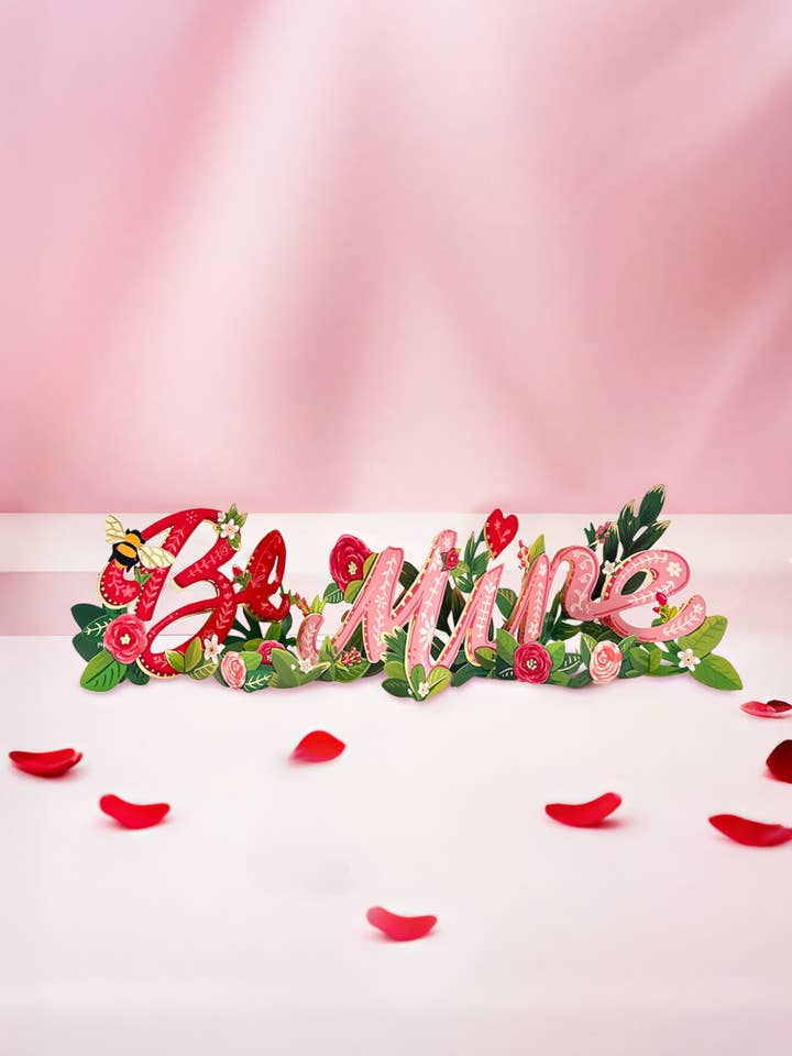 Valentine's Day Wishes (10 Accordion Greeting Cards) for wholesale by FreshCut Paper LLC