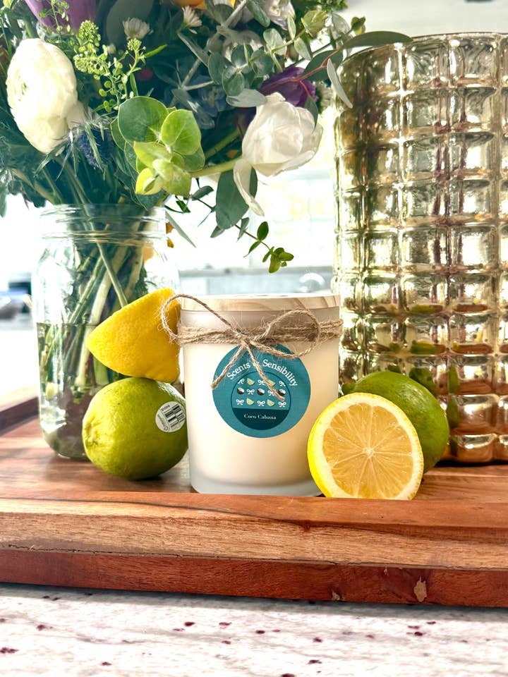 Coco Cabana Holzdochtkerze für den Großhandel von Scents & Sensibility