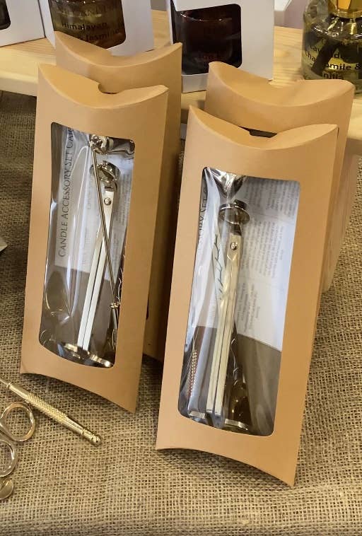 Lanji candles - Venta al por mayor Apagavelas - Kit de cuidado para velas de 4 piezas | Encendedor eléctrico | Apagavelas | Pinzas para mecha0
