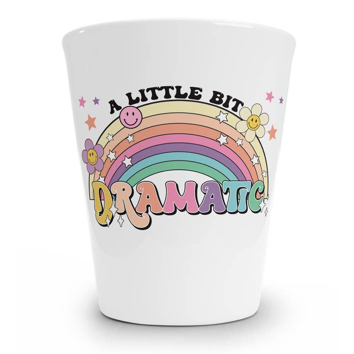 Vaso de chupito divertido y dramático para venta al por mayor de tcbco